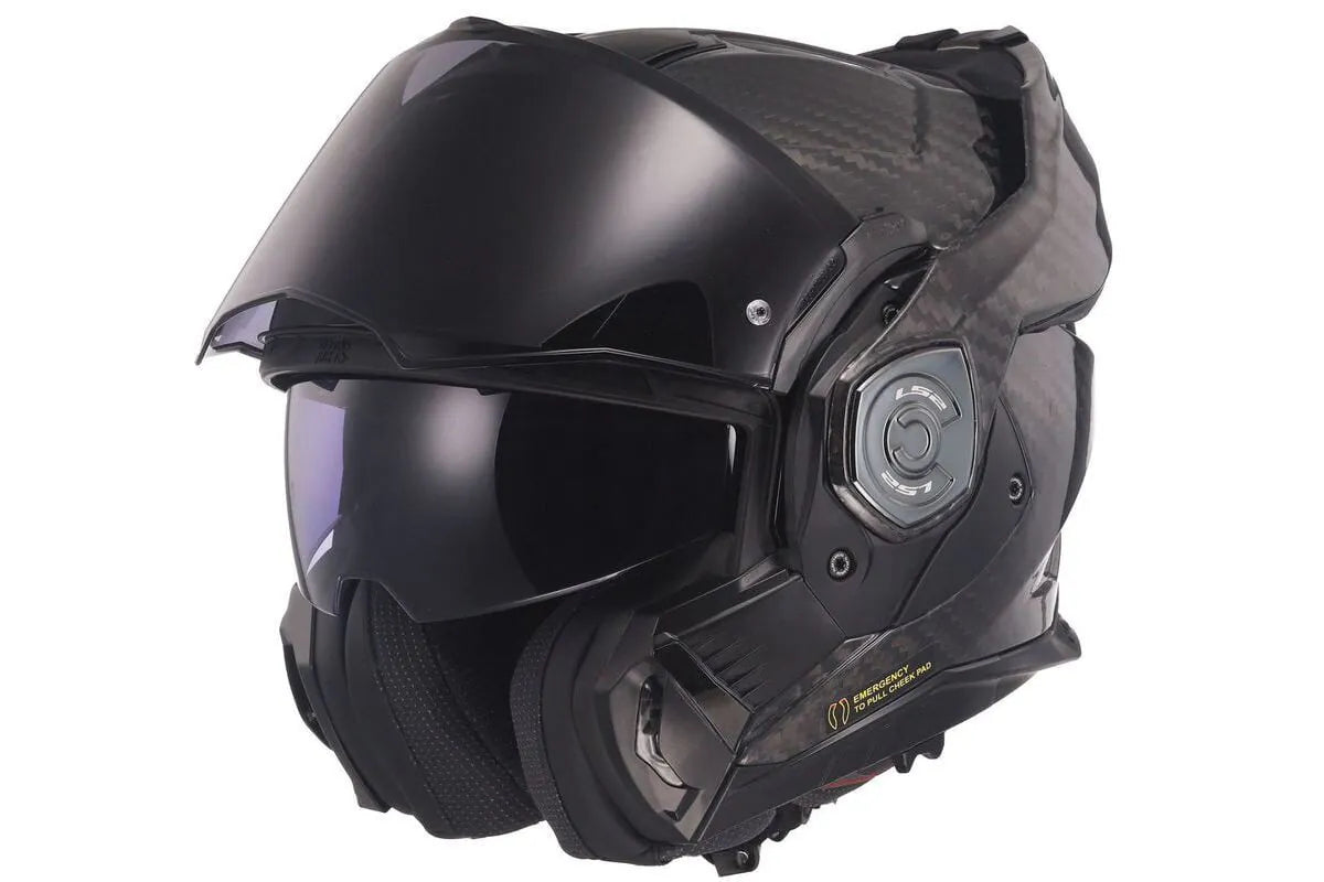 🏍️ LS2 FF901 ADVANT X+ Carbon Fiber Motorcycle Helmet | ⚖️ Ultra-light full face/flip cover dual-purpose | 🛡️ ECE 22.06 P/J dual certification | 💥Limited time 50% off + free SENA S50 Bluetooth headset!