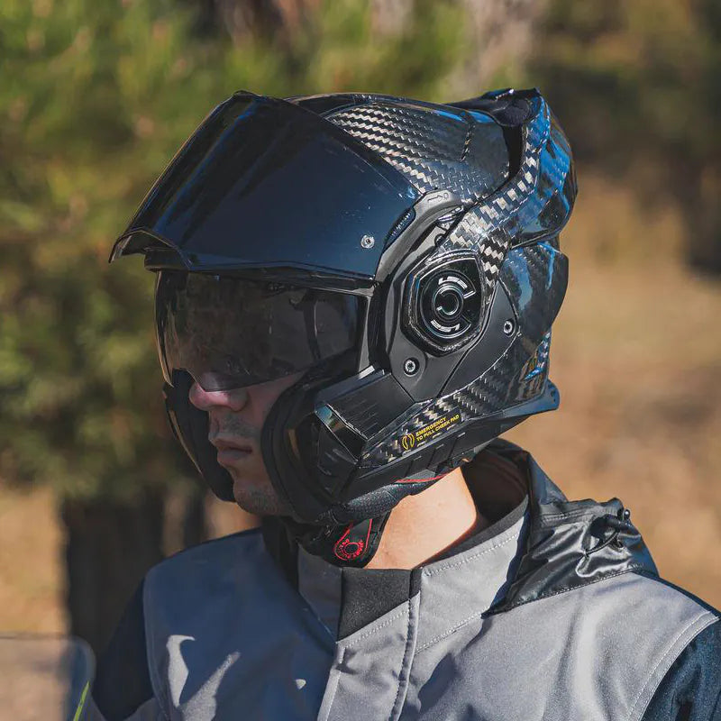 🏍️ LS2 FF901 ADVANT X+ Carbon Fiber Motorcycle Helmet | ⚖️ Ultra-light full face/flip cover dual-purpose | 🛡️ ECE 22.06 P/J dual certification | 💥Limited time 50% off + free SENA S50 Bluetooth headset!