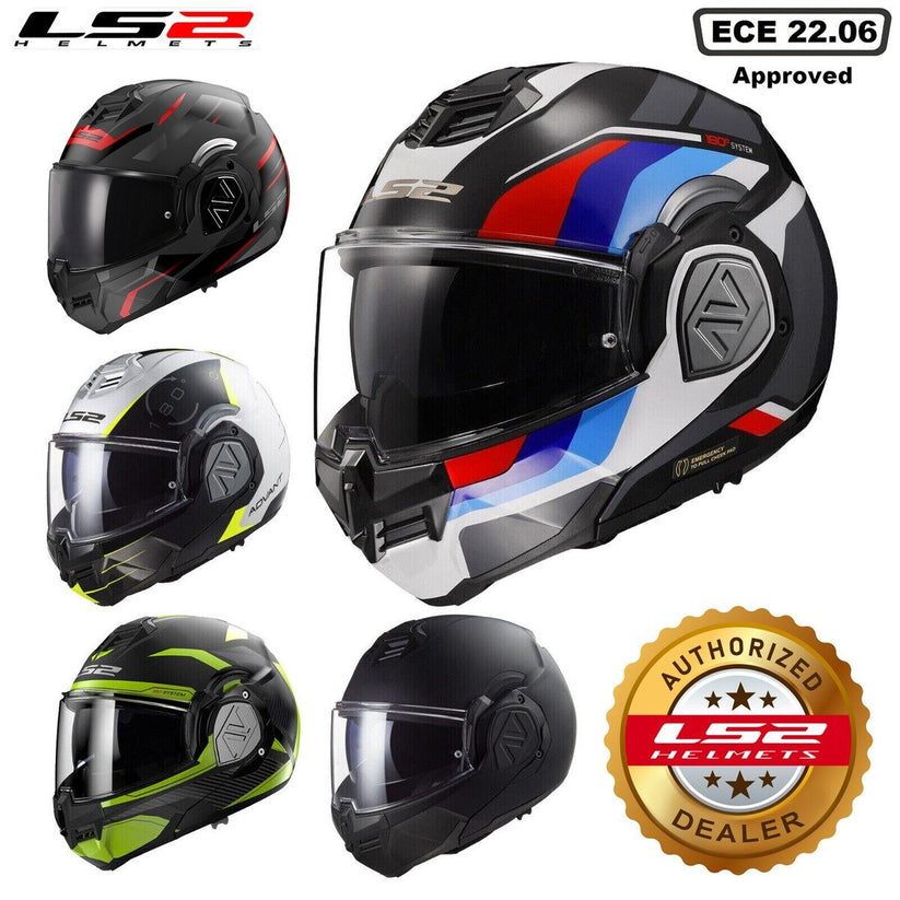🏍️ LS2 FF901 ADVANT X+ Carbon Fiber Motorcycle Helmet | ⚖️ Ultra-light full face/flip cover dual-purpose | 🛡️ ECE 22.06 P/J dual certification | 💥Limited time 50% off + free SENA S50 Bluetooth headset!
